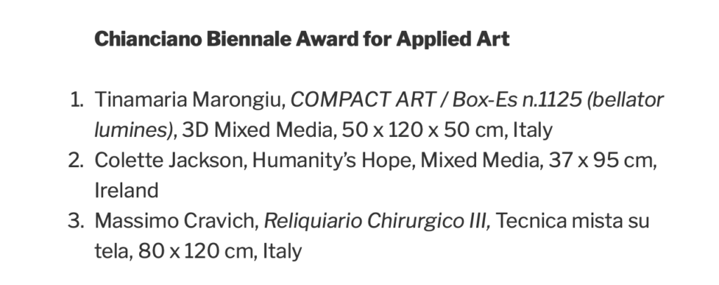 Chianciano premio