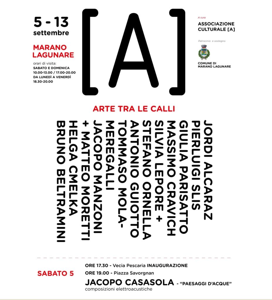 Invitation to the 2026 group art exhibition "Art among the Calli"