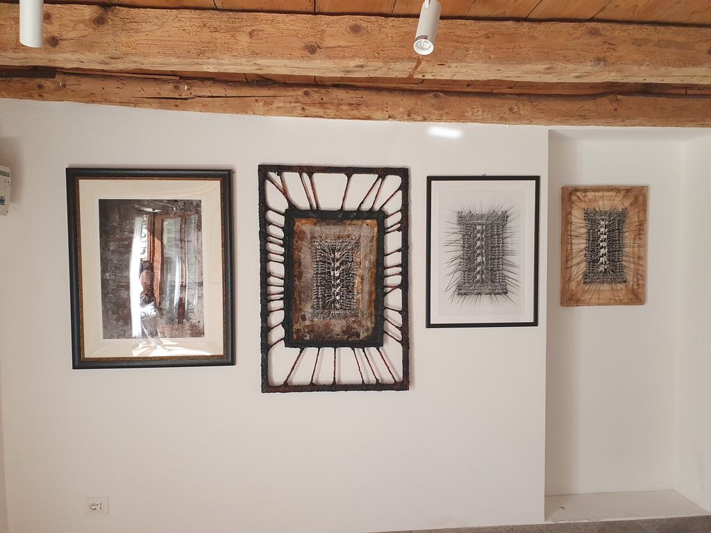 Details of some works from the "Surgical Reliquaries" series exhibited in Marano